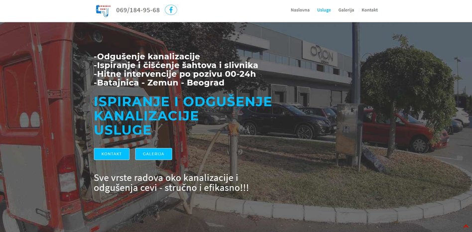 Gvozdić Vod web sajt